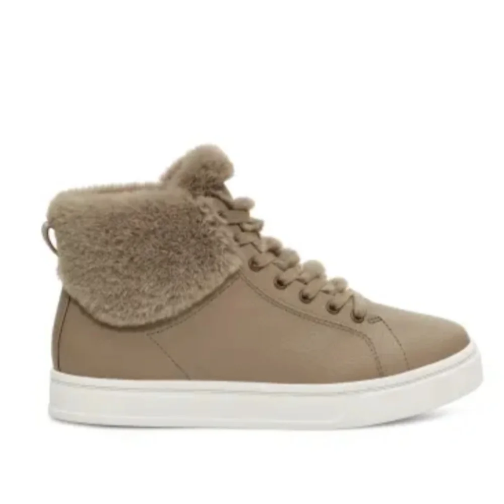 Koolaburra by UGG Womens Sundell Fuzz Chukka High Top Sneakers Ortholite Sz 8